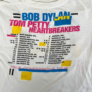 F- Vintage '86 Tom Petty & Bob Dylan True Confession Tour Single Stitch Tee
