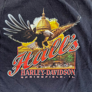 F- Vintage '06 Harley Davidson Springfield IL Graphic Tee