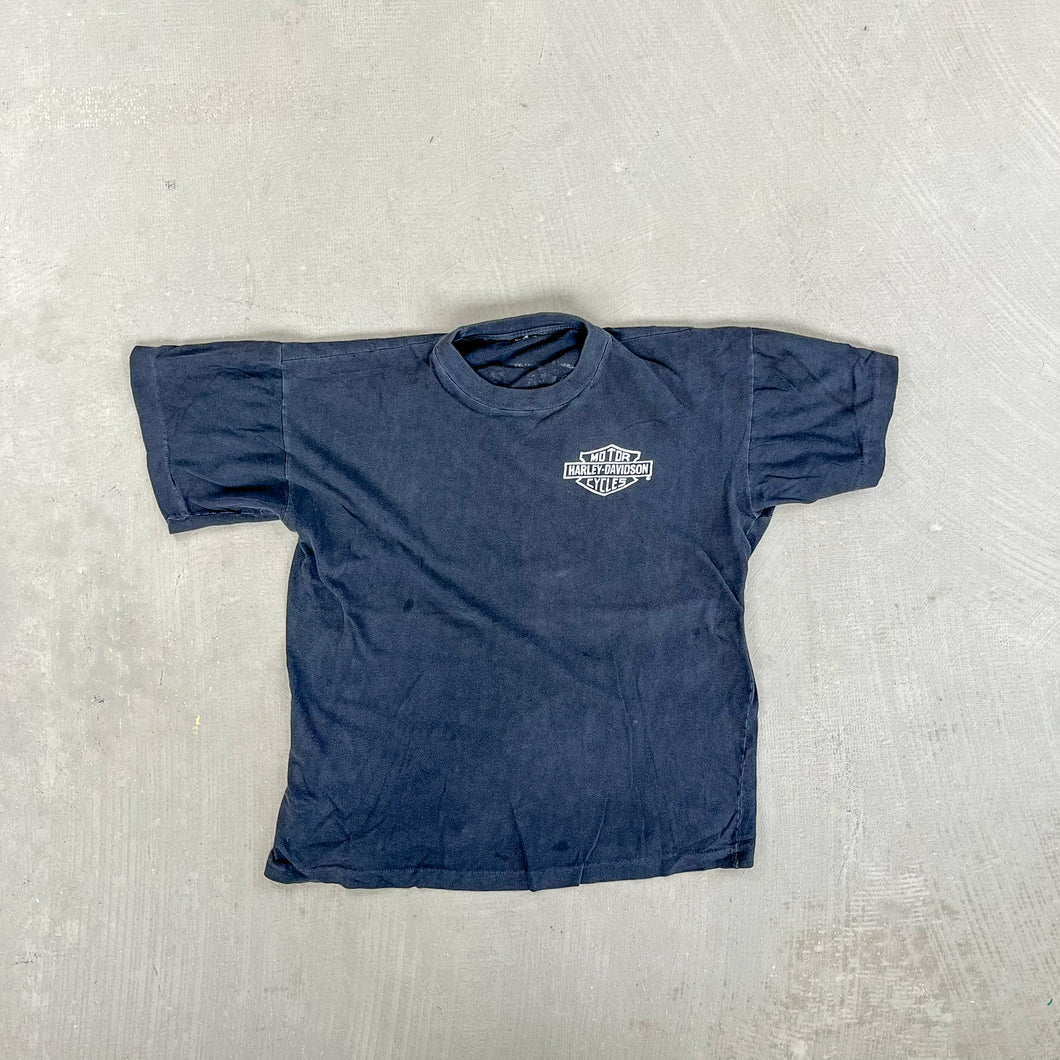F- Vintage Harley Davidson Hong Kong Chapter Single Stitch Tee
