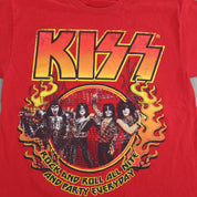 F- 2013 Kiss Rock And Roll All Night And Party Everyday Picture Tee