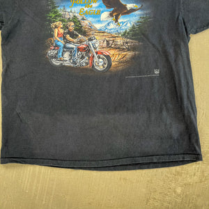 F- Vintage '95 3D Emblem Daytona Bike Week Follow The Eagle Single Stitch Tee