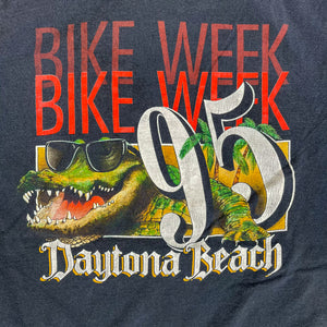 F- Vintage '95 3D Emblem Daytona Bike Week Follow The Eagle Single Stitch Tee