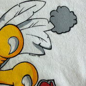 J- Vintage '93 Ottawa Rough Riders CFL Old Logo & Graphic Single Stitch Tee - L
