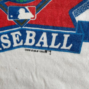 J- Vintage '92 MLB World Series Toronto Blue Jays Vs Atlanta Braves Single Stitch Tee - S