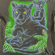 F- Vintage Black Panther Animal Print Tee