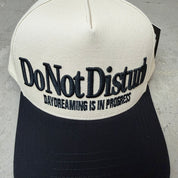 K- Black Do Not Disturb Embroidered Snapback Hat - 35
