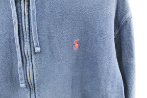 Z - Polo Ralph Lauren Embroidered Horse Zip Up Hoodie