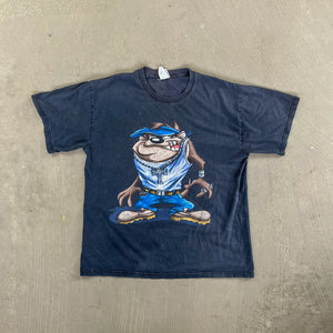 F- Vintage Looney Tunes Tasmanian Devil Streetwear Graphic Tee