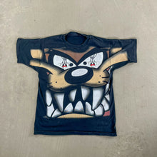 Load image into Gallery viewer, F- Vintage &#39;97 Looney Tunes Tasmanian Devil &amp; Bugs Bunny Single Stitch Jumbo Print Tee

