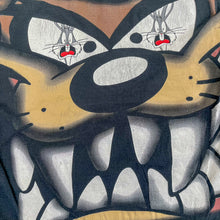Load image into Gallery viewer, F- Vintage &#39;97 Looney Tunes Tasmanian Devil &amp; Bugs Bunny Single Stitch Jumbo Print Tee
