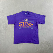 Load image into Gallery viewer, F- Vintage &#39;92 Phoenix Suns NBA Text &amp; Logo Single Stitch Tee
