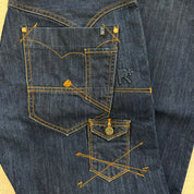 J- Vintage Y2K Rocawear Classic Fit Straight Leg Jeans - w34 (fits 34x32)