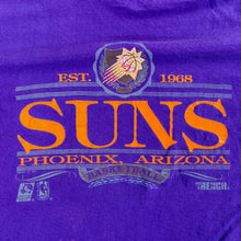 Load image into Gallery viewer, F- Vintage &#39;92 Phoenix Suns NBA Text &amp; Logo Single Stitch Tee

