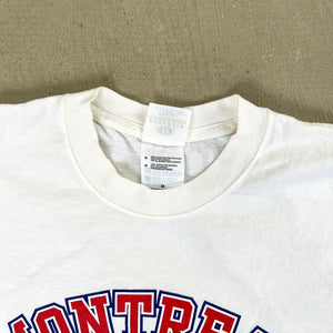 F- Vintage Montreal Canadiens NHL Bulletin Goalie Mask & Beanie Tee
