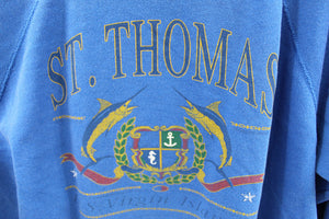 Z - Vintage St Thomas Graphic Hanes Sports Crewneck