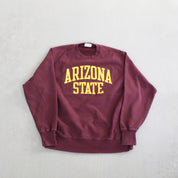 D- Vintage Champion Reverse Weave Arizona State University Text Crewneck
