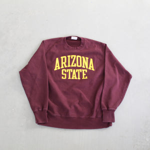 D- Vintage Champion Reverse Weave Arizona State University Text Crewneck