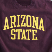 D- Vintage Champion Reverse Weave Arizona State University Text Crewneck