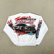 F- Vintage '91 Nascar Dale Earnhardt 5 Times Champion Jumbo Print Crewneck