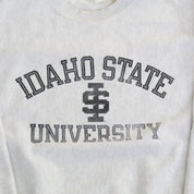 F- Vintage Champion Reverse Weave Idaho State University Text Crewneck