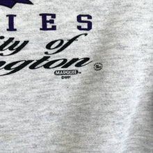 Load image into Gallery viewer, F- Vintage &#39;91 University Of Washington Huskies Lee Text &amp; Logo Crewneck
