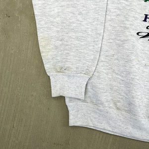 F- Vintage '91 University Of Washington Huskies Lee Text & Logo Crewneck