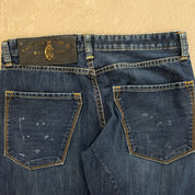 J- Vintage Y2K Christian Audigier Straight Legs Jeans -  w32 (fits 33x30)