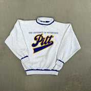 F- Vintage University Of Pittsburgh Panthers Text Crewneck