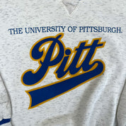 F- Vintage University Of Pittsburgh Panthers Text Crewneck