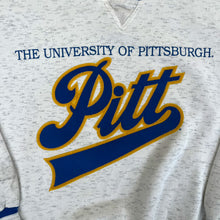 Load image into Gallery viewer, F- Vintage University Of Pittsburgh Panthers Text Crewneck
