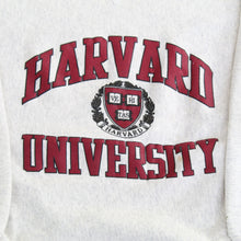 Load image into Gallery viewer, F- Vintage Harvard University Text &amp; Seal Crewneck
