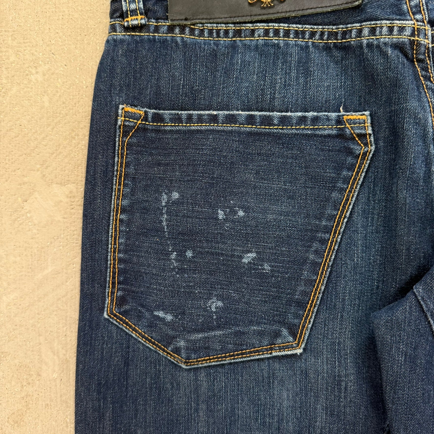 J- Vintage Y2K Christian Audigier Straight Legs Jeans -  w32 (fits 33x30)