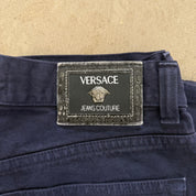 J- Vintage Versace Jeans Couture Made In Italy Indigo Jeans -  w32 (fits 32x30)