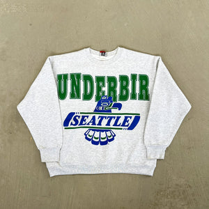 F- Vintage Seattle Thunderbirds Hockey Team Graphic Crewneck