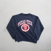 F- Vintage Texas Tech University Logo Crewneck