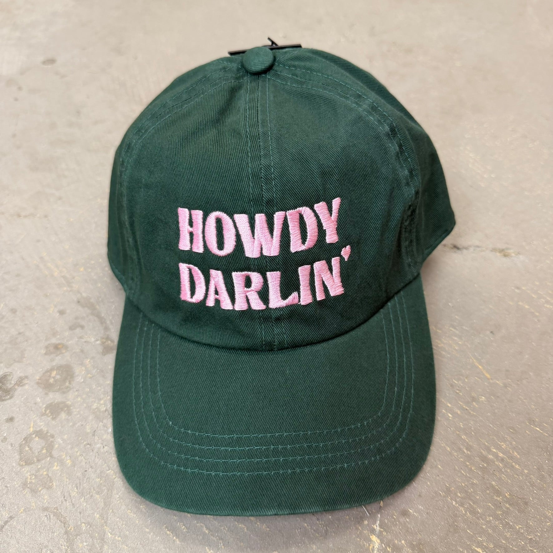 K- Green Howdy Darlin' Embroidered Dad Hat - 35