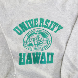 F- Vintage University Of Hawaii Logo Tultex Crewneck