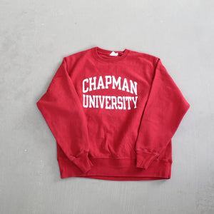 F- Vintage Champion Reverse Weave Chapman University Logo Crewneck