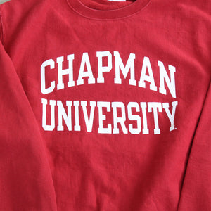 F- Vintage Champion Reverse Weave Chapman University Logo Crewneck