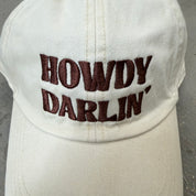 K- Off White Howdy Darlin' Embroidered Dad Hat - 35