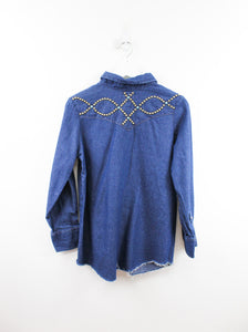 Wrangler Denim Pearls Western Shirt 5