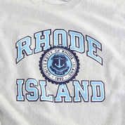 F- Vintage Champion Reverse Weave Rhode Island University Logo Crewneck