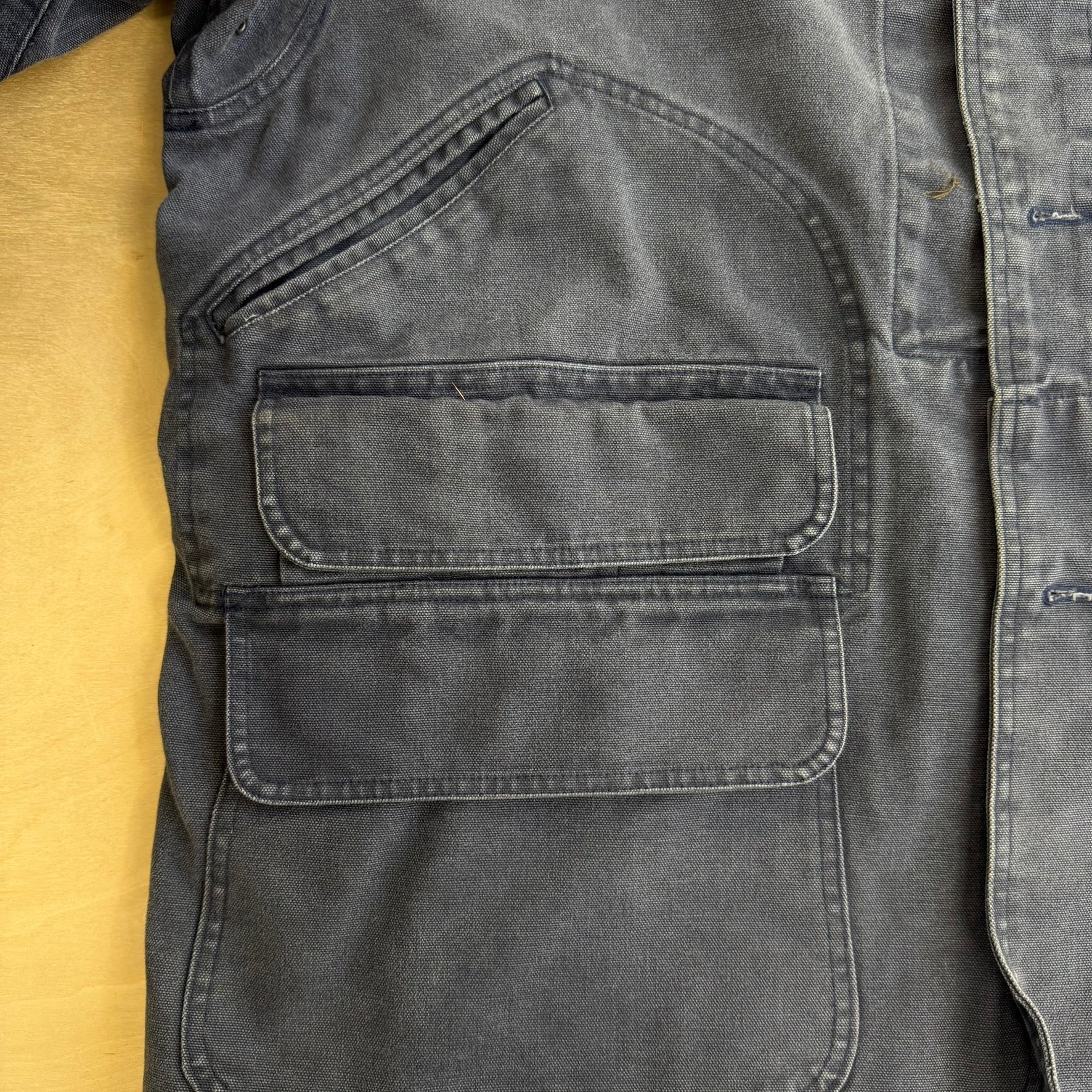 J- Vintage 90s Polo RL Heavy Canvas Utility Jacket - L (fits XL)