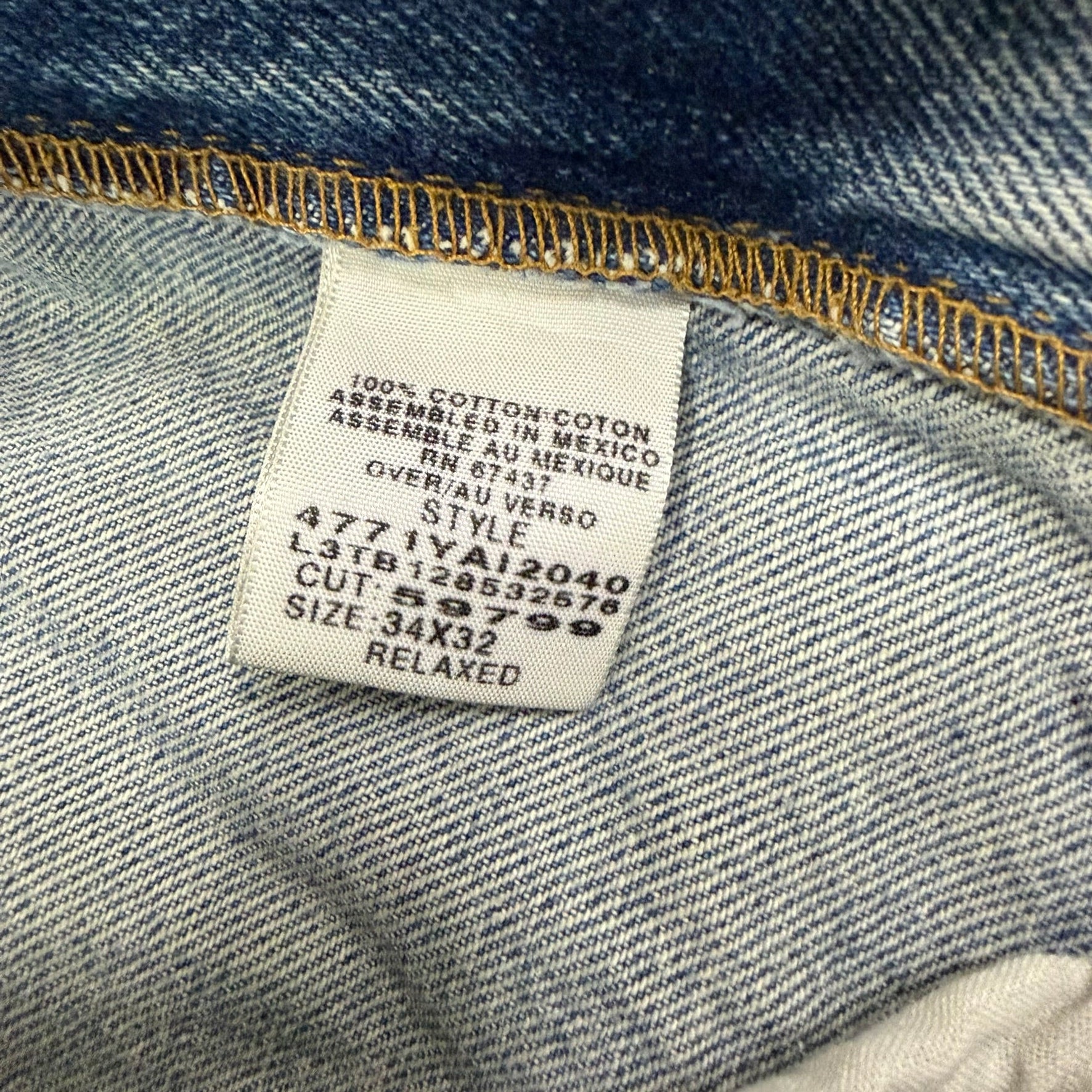 J- Vintage Polo RL Jeans Company Relaxed Leg Jeans - 34x32