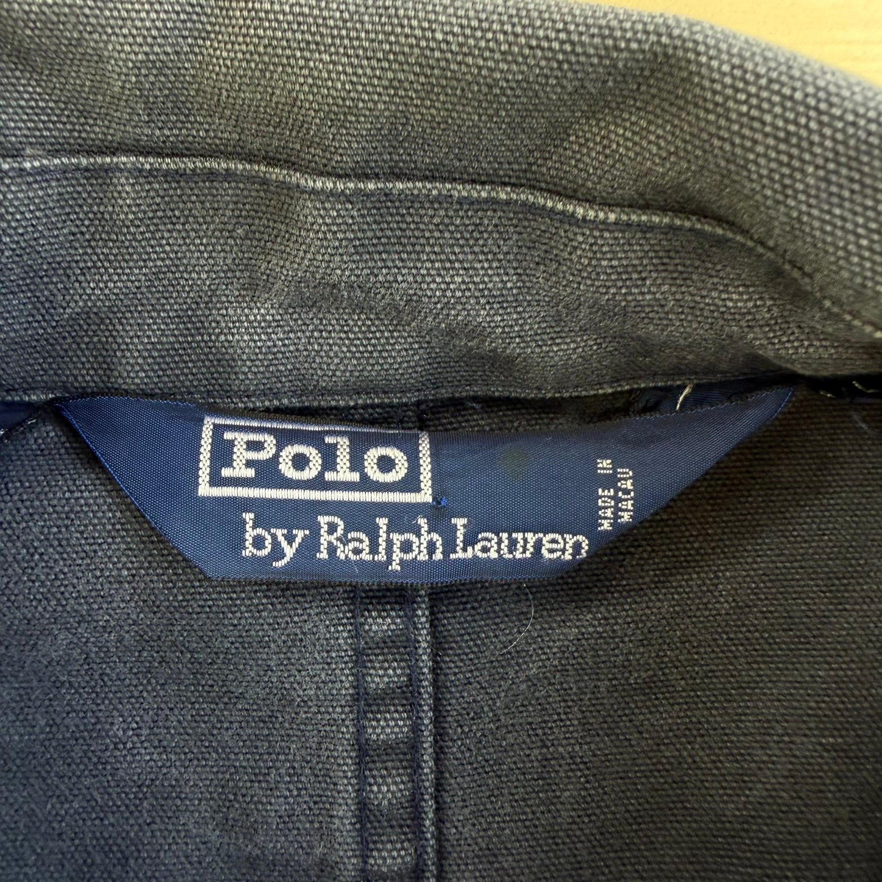 J- Vintage 90s Polo RL Heavy Canvas Utility Jacket - L (fits XL)