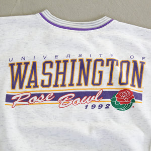 F- Vintage 1992 University Of Washington Rose Bowl Football Crewneck