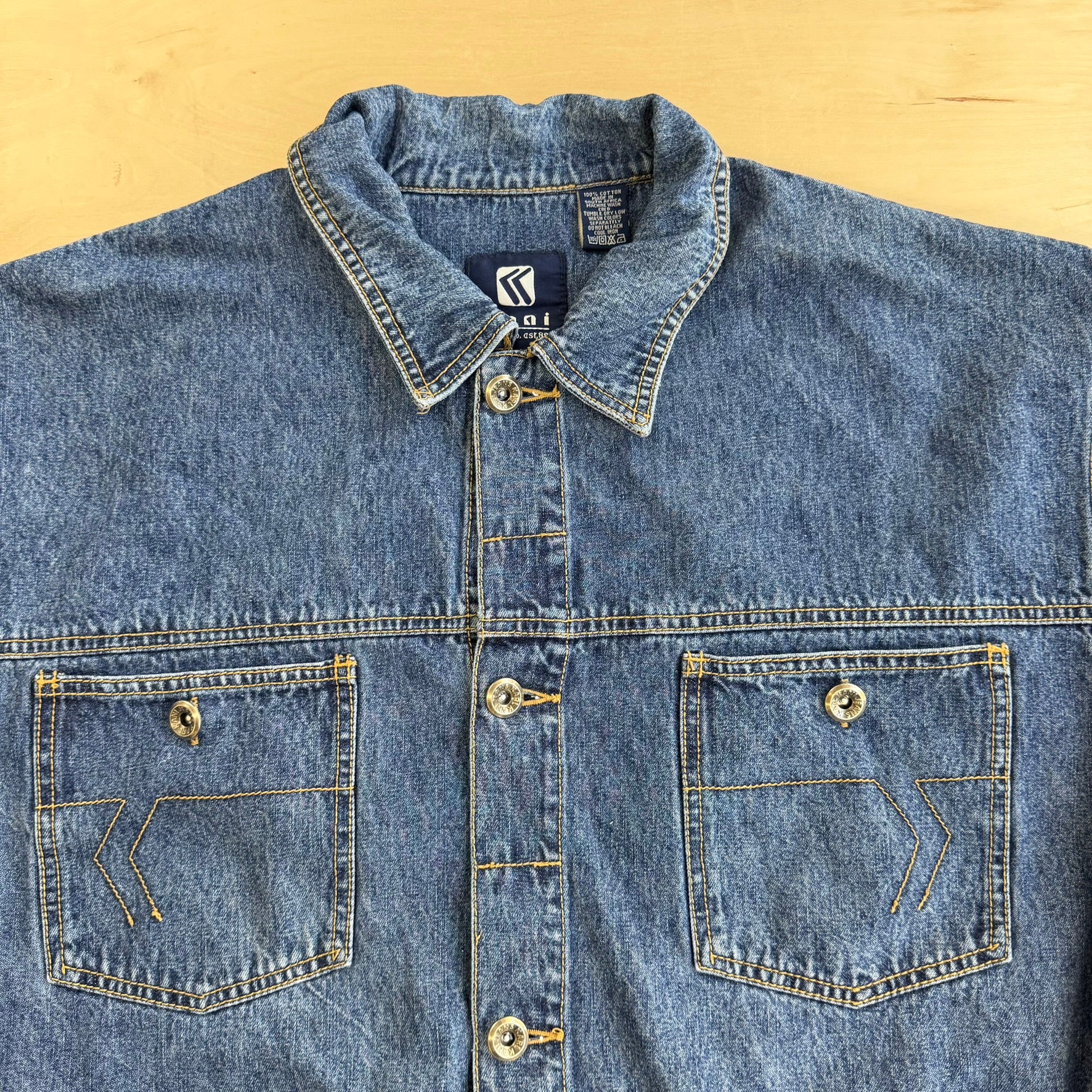 J- Vintage 90s Karl Kani Jeans Denim Jacket - XL