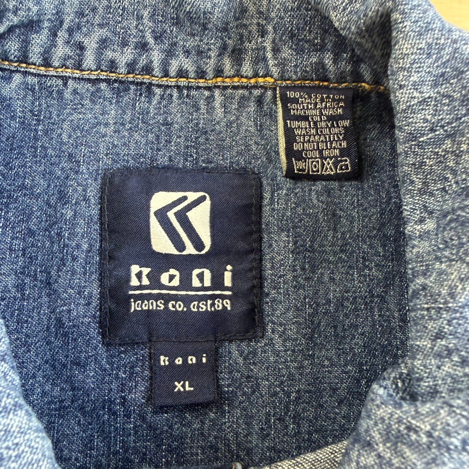J- Vintage 90s Karl Kani Jeans Denim Jacket - XL