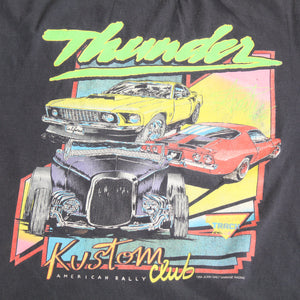 F- Vintage Thunder Kustom American Rally Club Car Graphic Tee