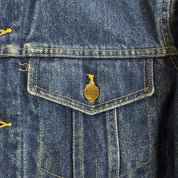 J- Vintage 90s LL Bean Made In USA Blanket Lined Denim Jacket - 40R (fits M)
